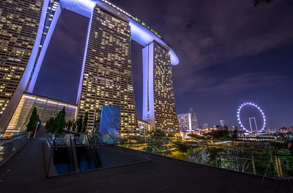 Marina Bay Sands em Singapura Imagens De Bancos De Imagens