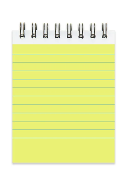 Blank lined notebook — Stock Photo, Image