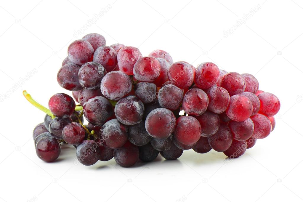 Bunch of red grapes