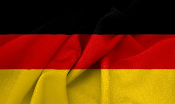 Germania bandiera sventolante — Foto Stock