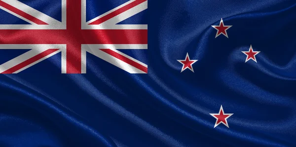 Australia waving flag — Stock Photo, Image