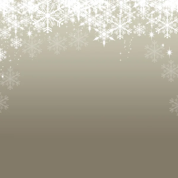 Christmas background with snowflakes — Stock Photo, Image