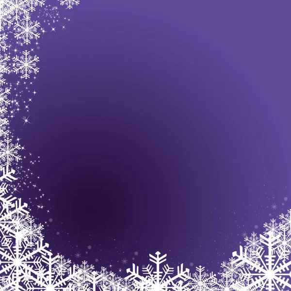 Christmas background with snowflakes — Stock Photo, Image