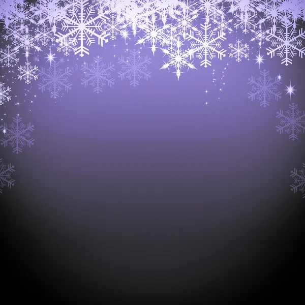 Christmas background with snowflakes — Stock Photo, Image