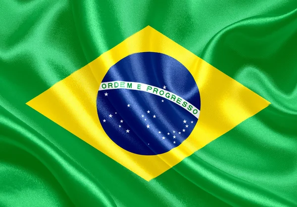 Brazil flag — Stock Photo, Image