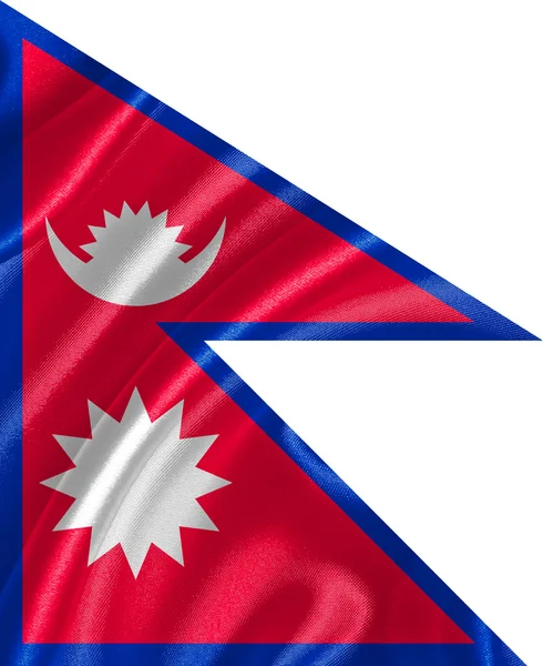 Nepal flag — Stock Photo, Image