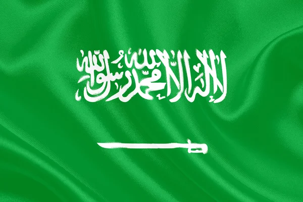 Bandeira da Arábia Saudita — Fotografia de Stock