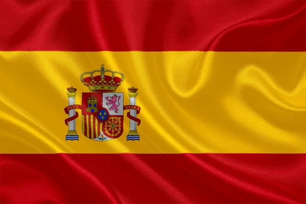 Spaniens flag - Stock-foto