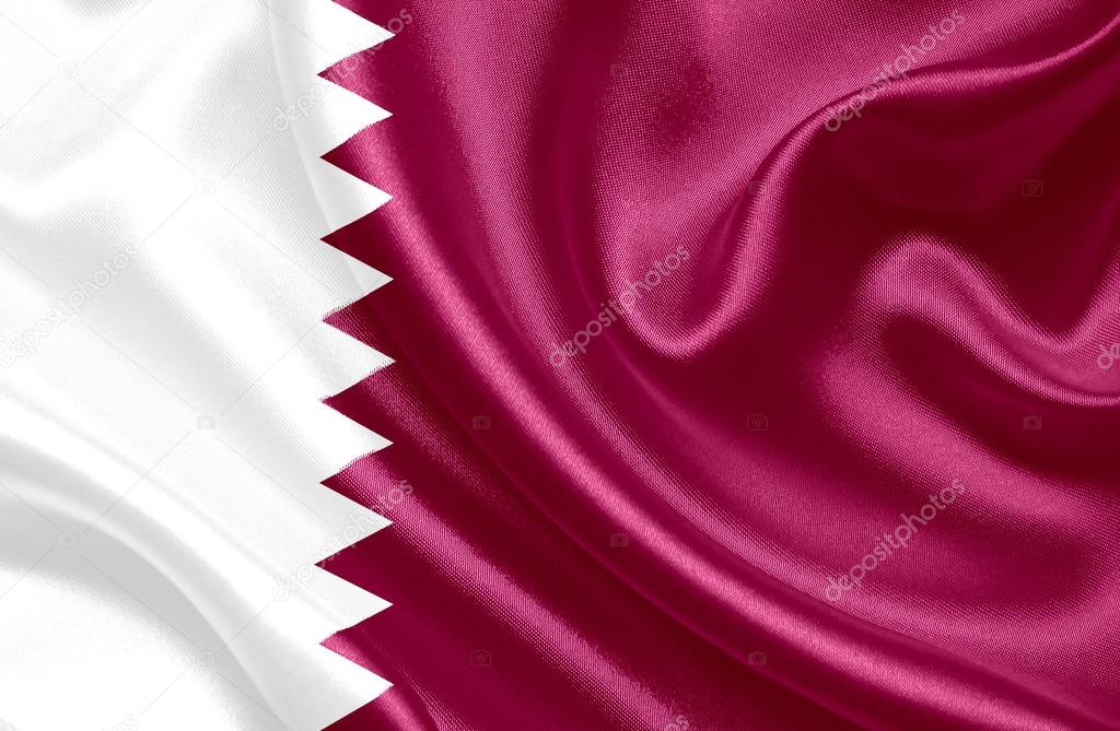 Qatar waving flag Stock Photo by ©surangastock 36971335