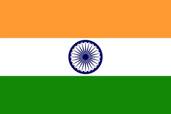 Bandera india ondeando — Foto de Stock