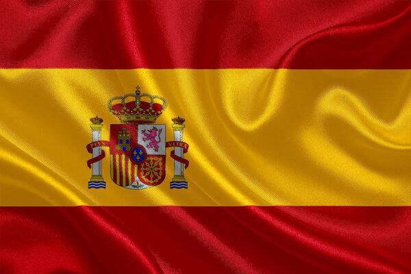 Bandera de España — Foto de Stock