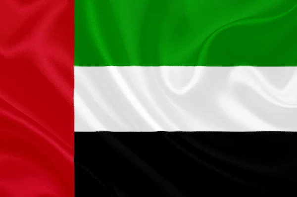 United Arab Emirates waving flag - UAE — Stock Photo, Image