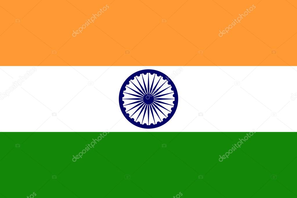 Indian waving flag