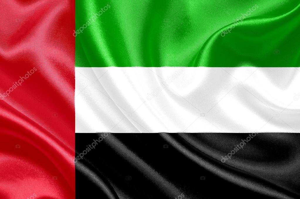 United Arab Emirates waving flag - UAE
