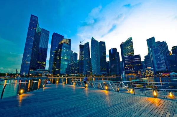 Singapore Skyline — Stockfoto