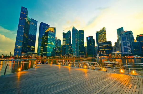 Panoráma Singapuru — Stock fotografie