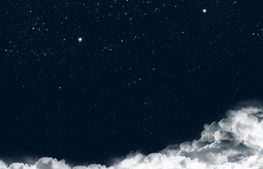 Gece gökyüzündeki yıldızlar