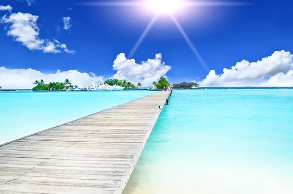 Amazing ocean view on tropical island — Stock Photo, Image