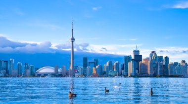 Toronto Skyline panoramic clipart