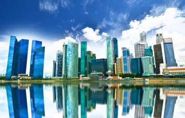 Singapur manzarası