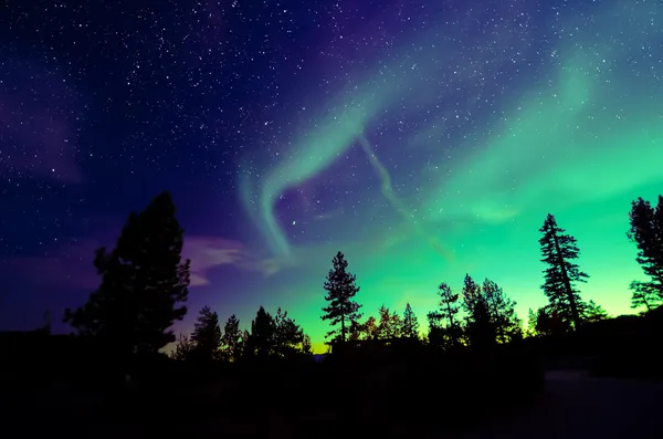 Luces boreales — Foto de Stock