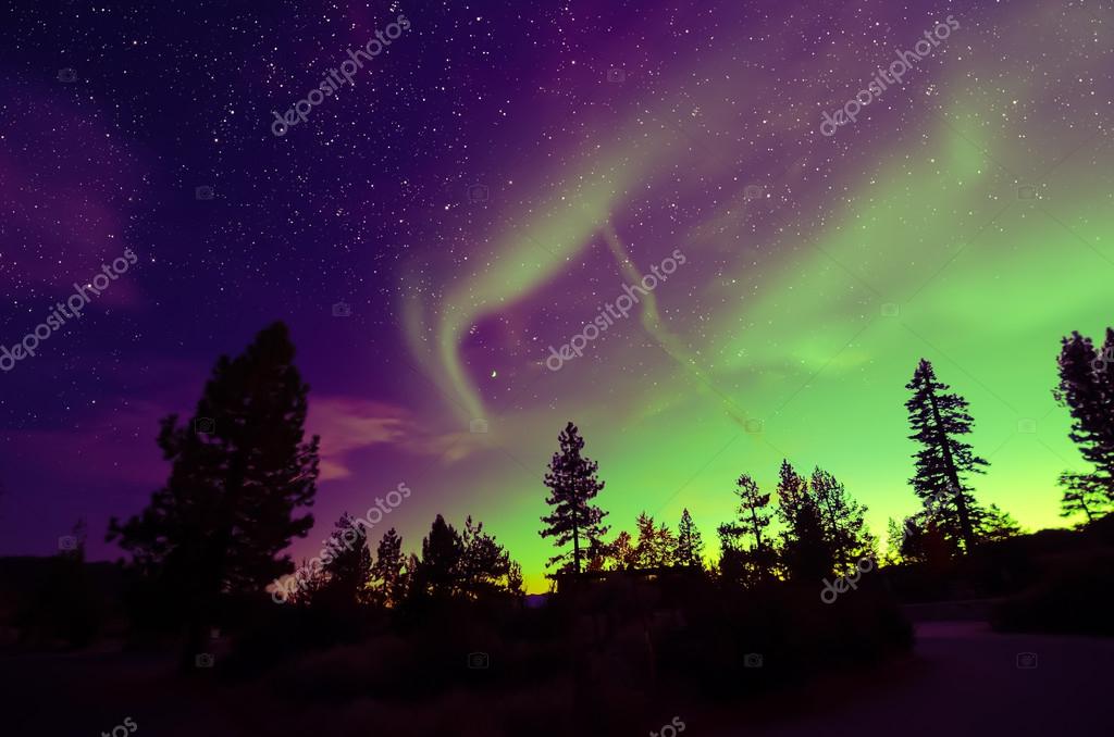 Northern lights — Stock Photo © surangastock 45416935