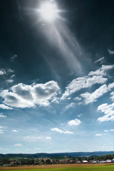 Field on mountains — Stock Photo, Image