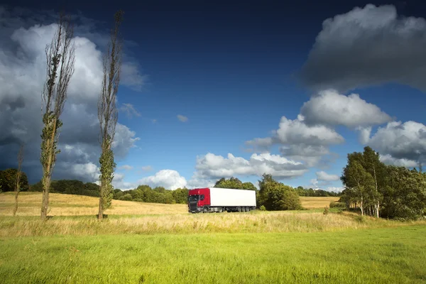 Truck on the road — Stock Photo, Image