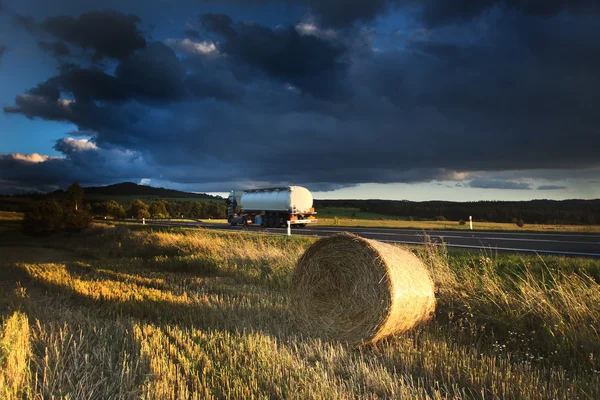 Camion sulla strada — Foto Stock