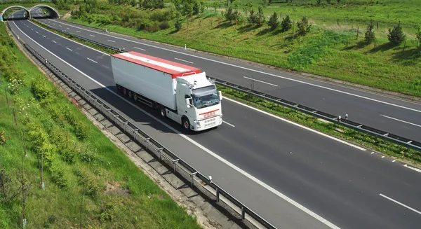 Truck on the road — Stock Photo, Image