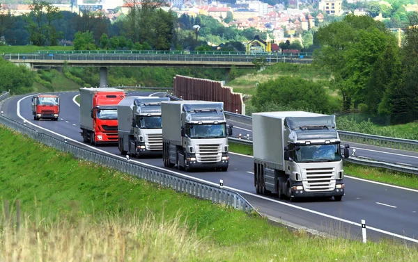 Truck on the road — Stock Photo, Image