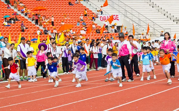 Evento do Dia do Desporto Infantil Imagens Royalty-Free