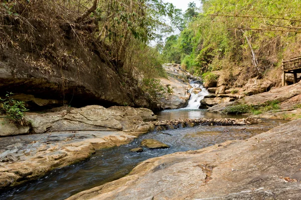 Mae sa waterfall, Thajsko — Stock fotografie