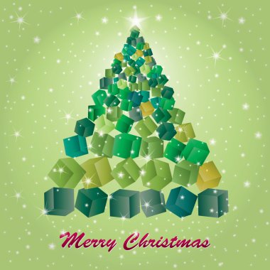 hediye kutuları ile dekoratif Noel ağacı