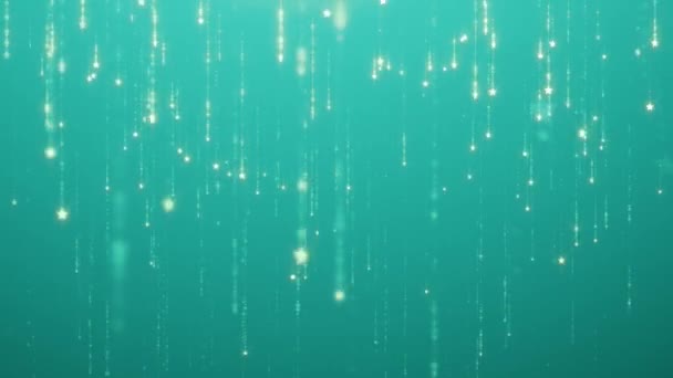 Gold Particles Glitter Glamour Rain Abstract Falling Creative star Rain looped Background,very nice looking in led screens. — стоковое видео