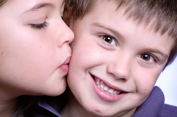 My first kiss — Stock Photo, Image