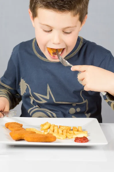 Abendessen für Kinder 1 — Stockfoto