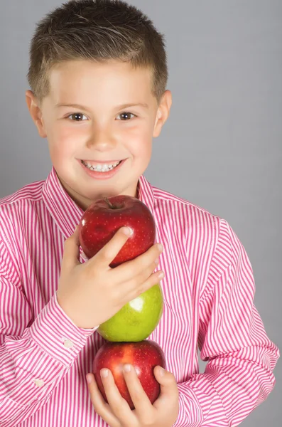 The child of apples 17 — Stock Photo, Image