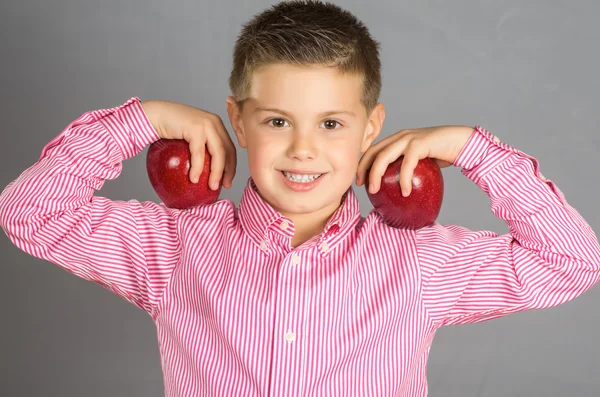 The child of apples 15 — Stock Photo, Image