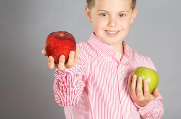 Das Kind der Äpfel 9 — Stockfoto