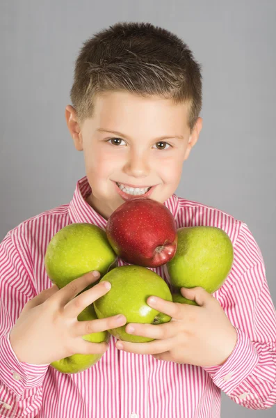 The child of apples 6 — Stock Photo, Image