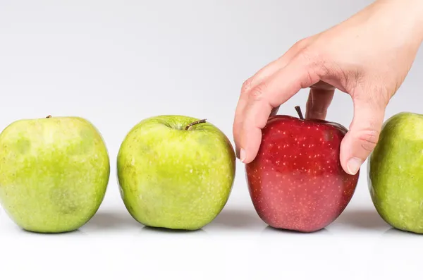 Tomaré esta manzana. —  Fotos de Stock