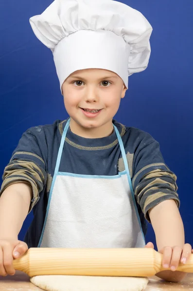 Kneading dough boy 7 — Stock Photo, Image