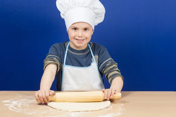 Kneading dough boy 4 — Stock Photo, Image