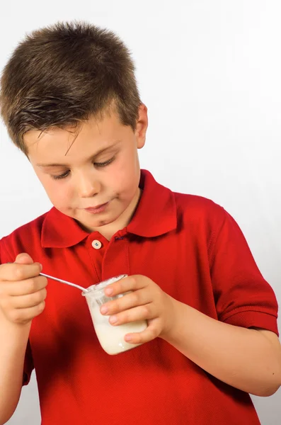 The child of yogurt 6 — Stock Photo, Image