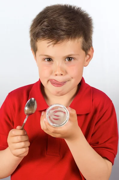 The child of yogurt 19 — Stock Photo, Image