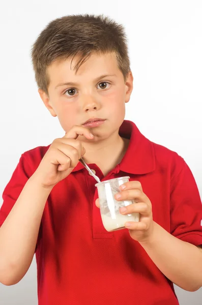 Il bambino di yogurt 10 — Foto Stock