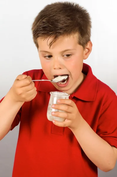 The child of yogurt 11 — Stock Photo, Image