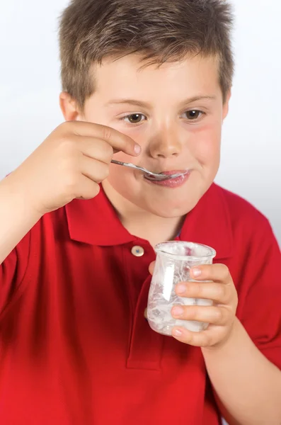 Дитя йогурта 15 — стоковое фото