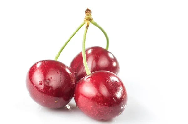 Three cherries — Stock Photo, Image